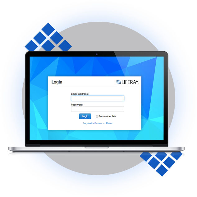 Liferay Portal Management login page