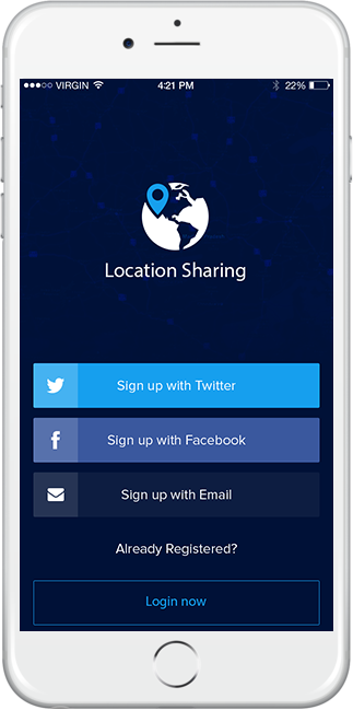 geofence sms messaging app
