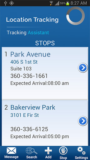 location tracking mobile application