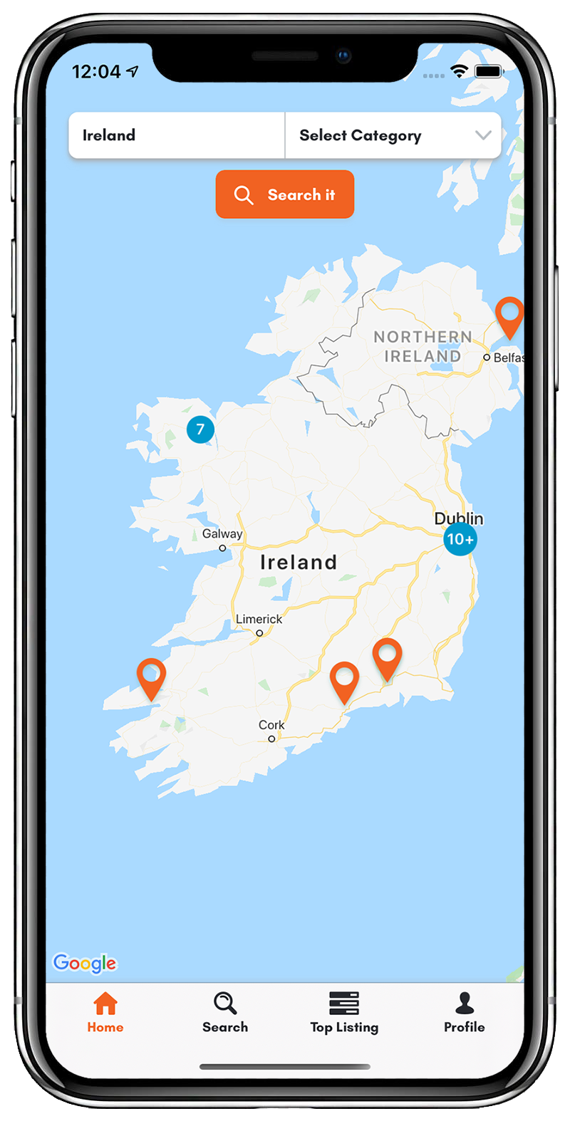 phone2location mobile application