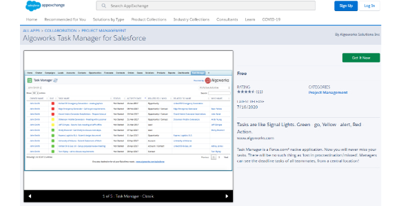 Algoworks Task Manager for Salesforce