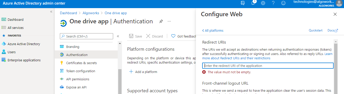 OneDrive and Salesforce Integration