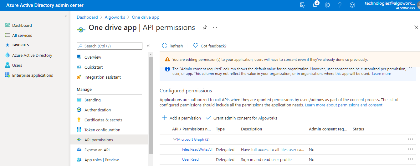 OneDrive and Salesforce Integration