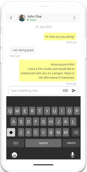 Portfolio Showcasing Business App for a USA-based Client