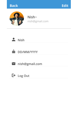 Mobile app for shopping