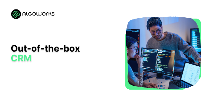 out of the box CRM software