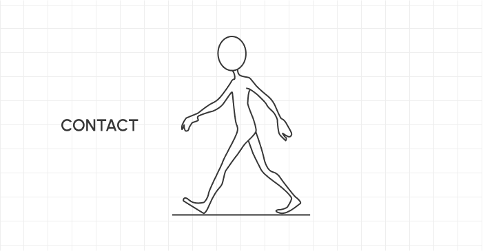 walking animation front