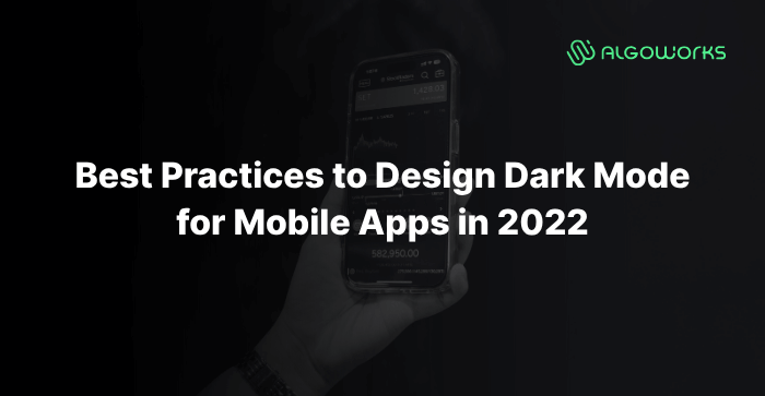 Best practices to design dark mode for mobile apps