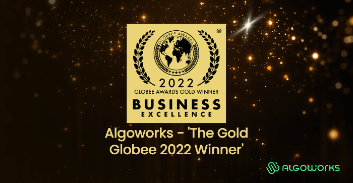 Algoworks The gold globee winner