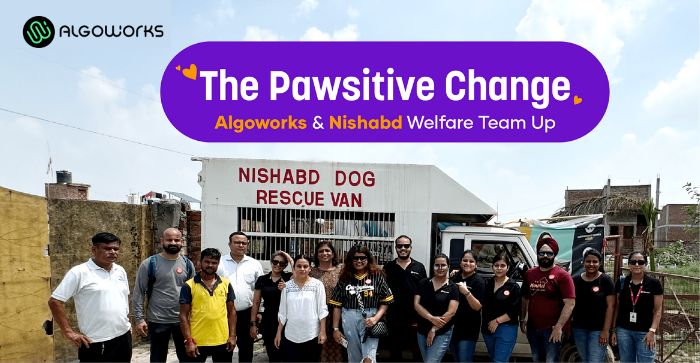 The Pawsitive Impact Algoworks Partners with Nishabd Welfare to Make a Difference