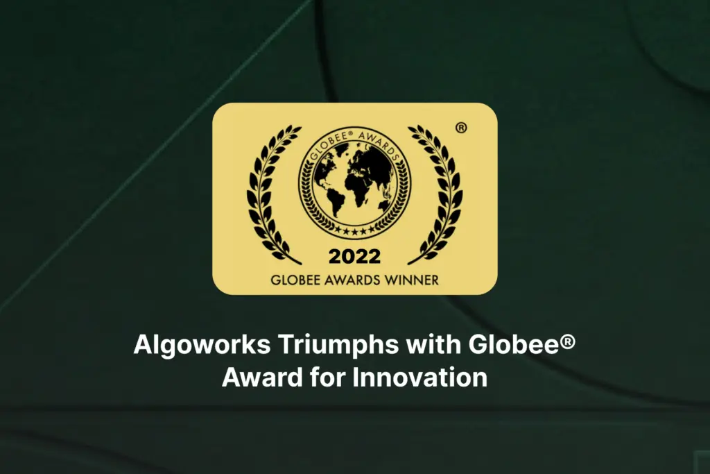Turning Silver into Gold: Algoworks Triumphs with Globee® Award for Innovation!