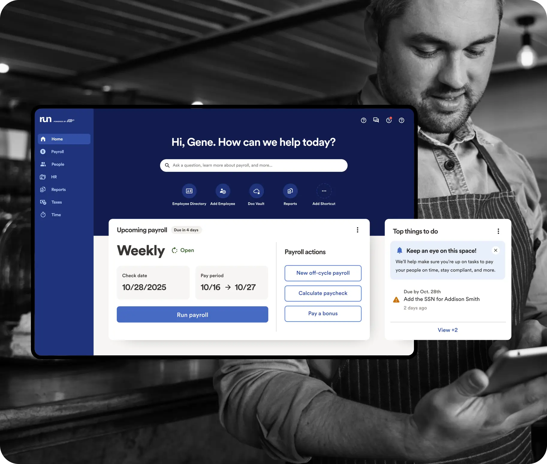 Catapulting adoption with a smarter payroll experience. Image
